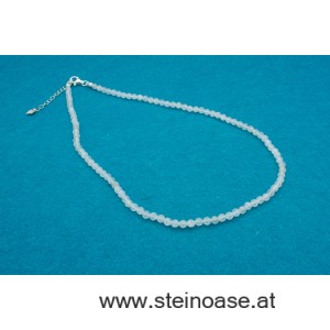 Kette Regenbogen-Mondstein facettiert 4-5mm